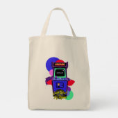 Estampa Game - Retro Arcade Game - Bolsa Tote Bag (Achterkant)