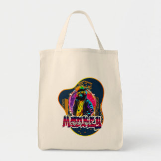 Estampa Graffiti Art Monkey Rap Hip Hop - Bolsa Tote Bag