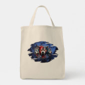 Estampa Graffiti - Cerberus Wolves - Bolsa Tote Bag (Achterkant)