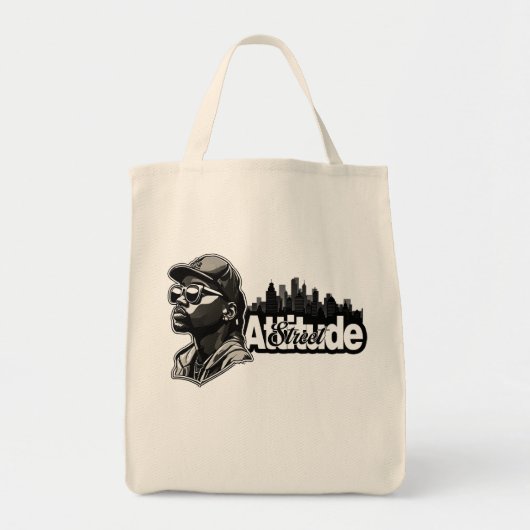 Estampa Hip Hop - Attitude Street - Bolsa Tote Bag (Voorkant)