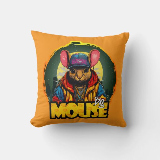 Estampa Hip Hop - Big mouse - Almofada Kussen (Voorkant)