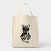 Estampa Hip Hop - Ghetto Dog - Bolsa Tote Bag (Voorkant)