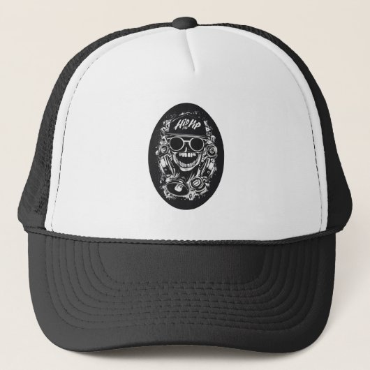 Estampa Hip Hop - Hip Hop Skull Vibes - Bone Trucker Pet (Voorkant)