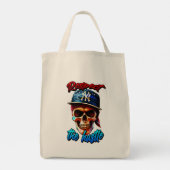 Estampa Hip Hop - Respect the Hustle - Bolsa Tote Bag (Achterkant)
