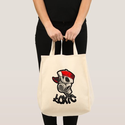 Estampa Hip Hop - Toxic Skull - Bolsa Tote Bag (Voorkant (product))