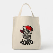 Estampa Hip Hop - Toxic Skull - Bolsa Tote Bag (Achterkant)