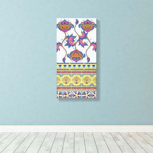 Estampa Indiana Canvas Afdruk (Insitu (Houten vloer))