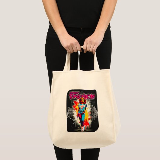 Estampa Moda - Street Fashion - Bolsa Tote Bag (Voorkant (product))