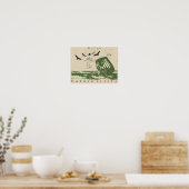 Estampa-Natuur is leven Poster (Keuken)