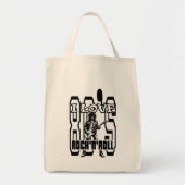 Estampa Rock - I Love 80s Rock’n’Roll – Bolsas Tote Bag (Voorkant)