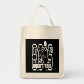 Estampa Rock - I Love 80s Rock’n’Roll – Bolsas Tote Bag (Voorkant)