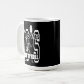 Estampa Rock - I Love 80s Rock’n’Roll – Caneca Koffiemok (Voorkant links)