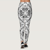 Estampado de Tejido Artesanal | Efecto Punto Boho Leggings (Achterkant)