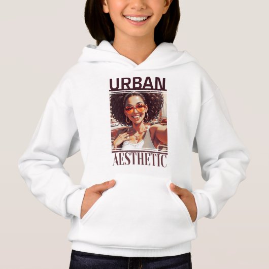 Estampado de una Chica Afro Estilo Urbano (Voorkant)
