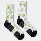 estampado integral te amo en verde sokken (Rechts)