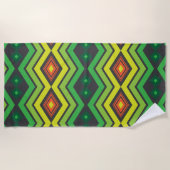 Estampado Tribal Selvático Strandlaken (Voorkant)
