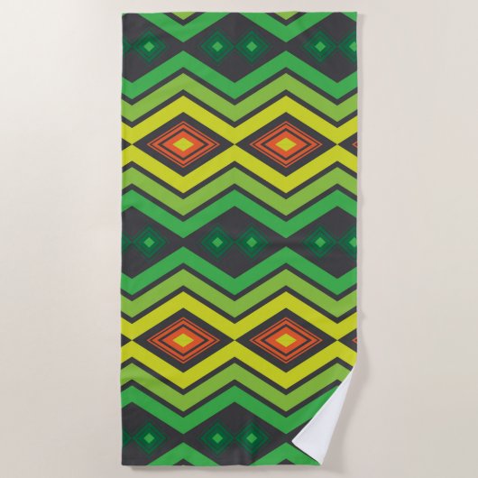 Estampado Tribal Selvático Strandlaken (Voorkant)