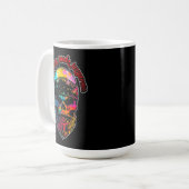 Estampas Hip Hop - Colorful Skull - Caneca Koffiemok (Voorkant links)