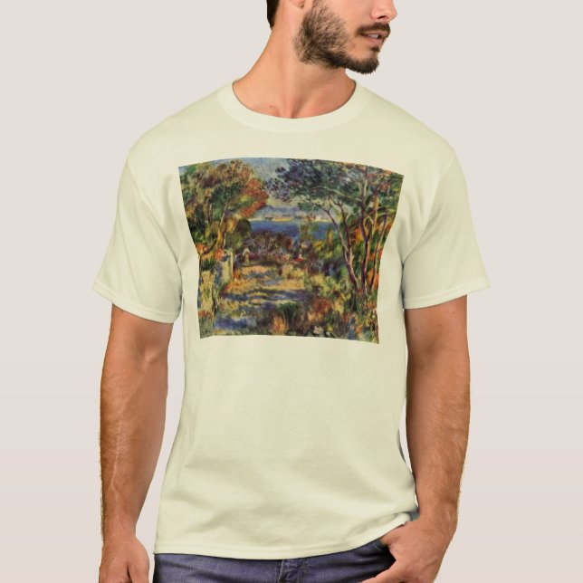 Estaque van Pierre-Auguste Renoir (beste kwaliteit T-shirt (Voorkant)