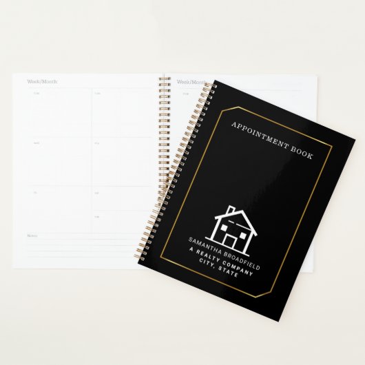 Estate Agent Broker Logo Benoeming Book Planner (Display)