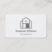 Estate Agent We kopen huizen Visitekaartje (Voorkant)