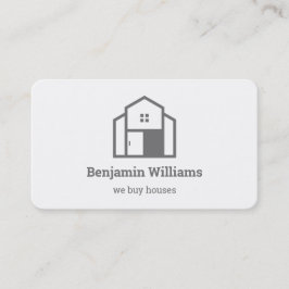 Estate Agent We kopen huizen Visitekaartje