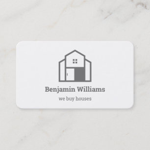 Estate Agent We kopen huizen Visitekaartje