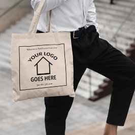 Estate Company Custom Logo minimalist Realtor Tote Bag