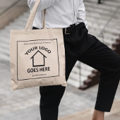 Estate Company Custom Logo minimalist Realtor Tote Bag