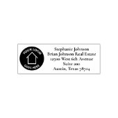 Estate Company Custom Logo Return-adres Zelfinktende Stempel (Design)