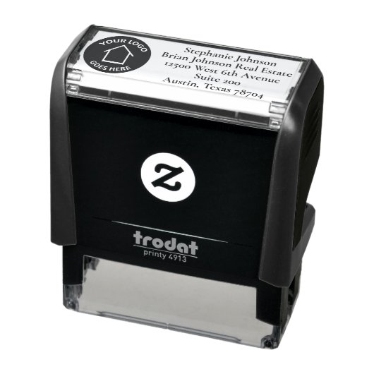 Estate Company Custom Logo Return-adres Zelfinktende Stempel (Product)