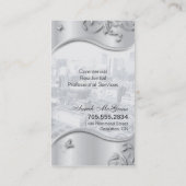 Estate Elegant stijlvol Visitekaartje Silver (Achterkant)