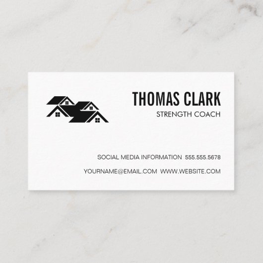 Estate Homes Grunge Visitekaartje (Achterkant)