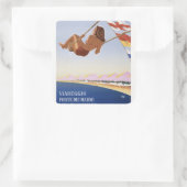 Estate Italiana Vierkante Sticker (Tas)