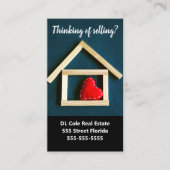 Estate key client zoals jij kleine onderneming visitekaartje (Voorkant)