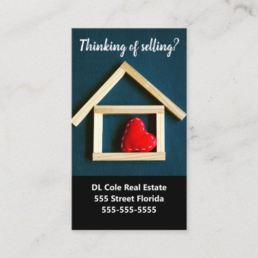 Estate key client zoals jij kleine onderneming visitekaartje (Voorkant)