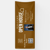 Estate Open House Logo Photo Brown Spandoek (Verticaal)