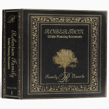 Estate Planning |  lederen boekenblik