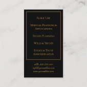 Estate Planning & Probate advocatenkantoor Wills & Visitekaartje (Achterkant)