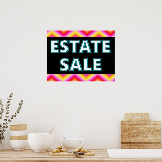 Estate Sale Poster (Keuken)