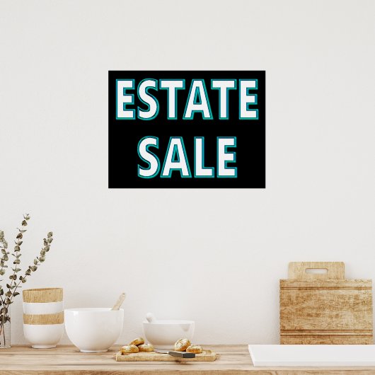 Estate Sale Poster (Keuken)