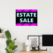 Estate Sale Poster (Thuiskantoor)