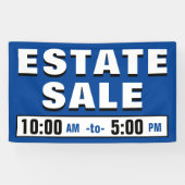 Estate Sale with Times Spandoek (Horizontaal)