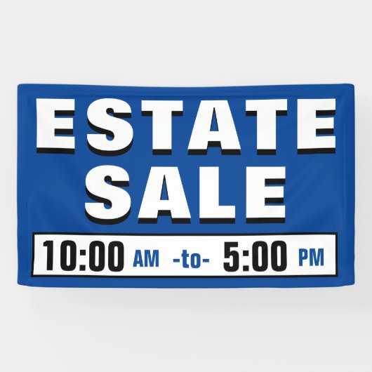 Estate Sale with Times Spandoek (Horizontaal)