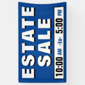 Estate Sale with Times Spandoek (Verticaal)