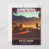 Este Park, Colorado, Reisansichtkaart,  Save The Date (Voorkant)