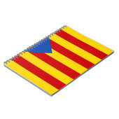 Estelada, bandera onafhankentista de Catalunya Notitieboek (Linkerzijde)