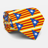 Estelada, bandera onafhankentista de Catalunya Stropdas (Opgerold)