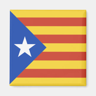 Estelada - Catalaanse vlag met de ster Magneet