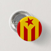 Estelada (rode versie) ronde button 3,2 cm (Voorkant /achterkant)